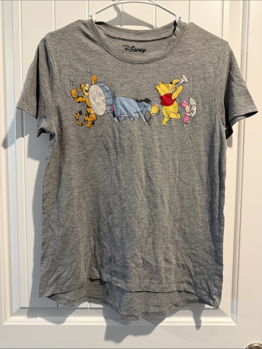 Disney Gray Winnie the Pooh & Friends Marching Band Tee